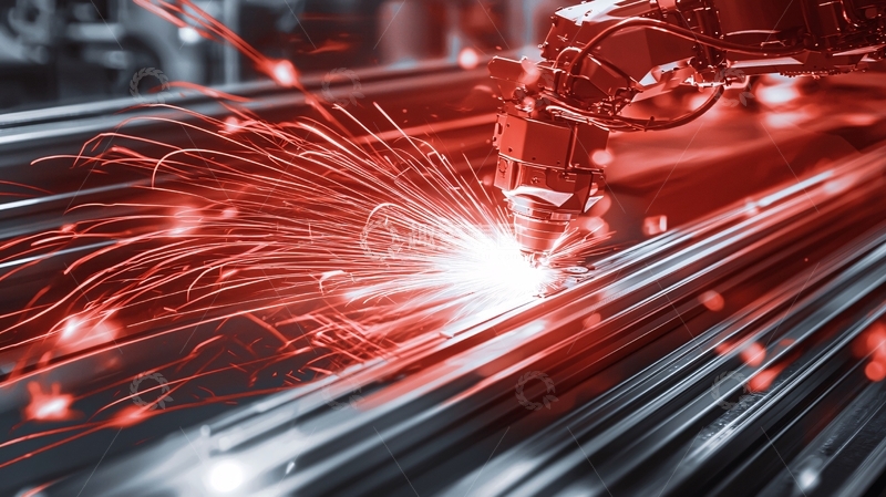 高清大图下载【趣麦麦图】焊接过程金属火花四溅