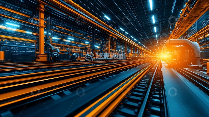 高清大图下载【趣麦麦图】高速列车驶过