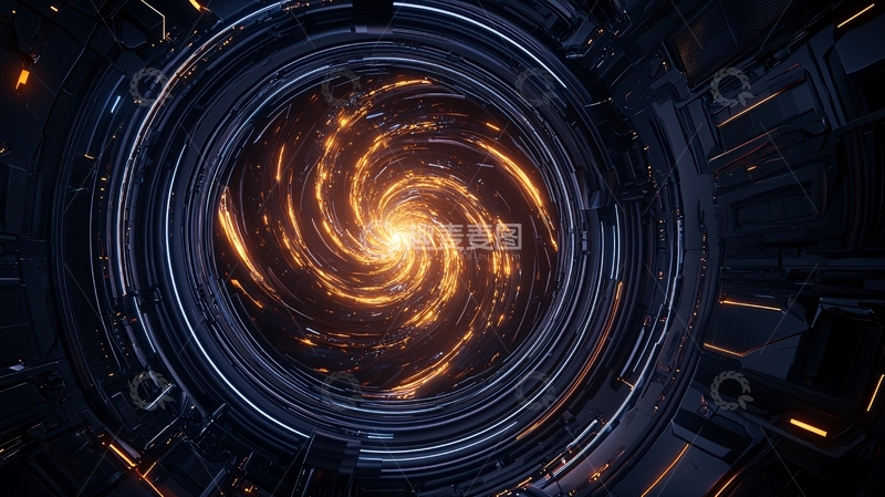 高清大图下载【趣麦麦图】深邃旋涡高清图片