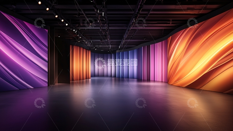 高清大图下载【趣麦麦图】色彩绚丽的艺术展览