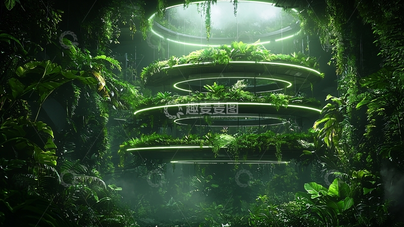 高清大图下载【趣麦麦图】未来城市绿色景观