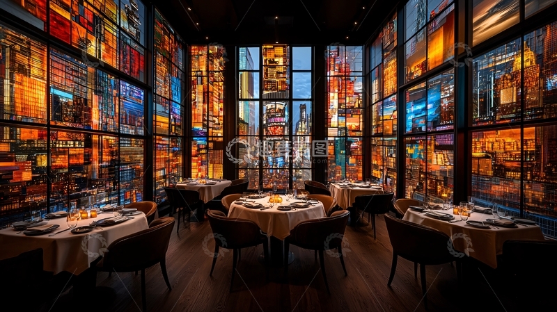 高清大图下载【趣麦麦图】室内餐厅高清图片