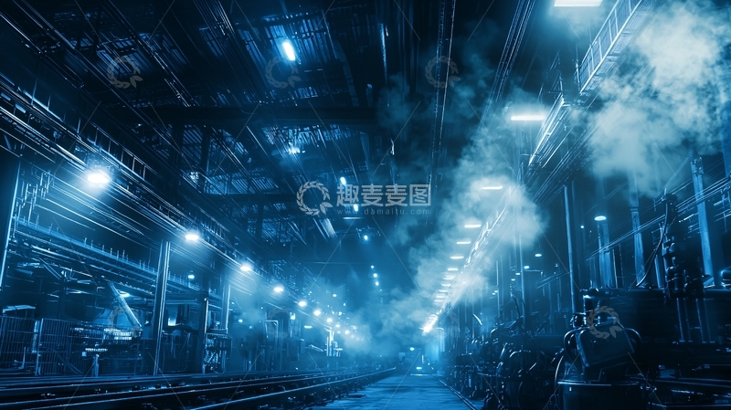高清大图下载【趣麦麦图】科幻未来感工业场景