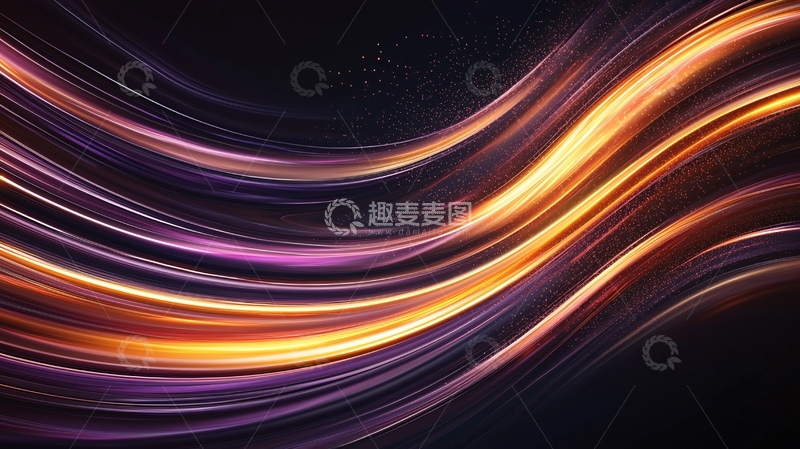 高清大图下载【趣麦麦图】光线流动抽象背景