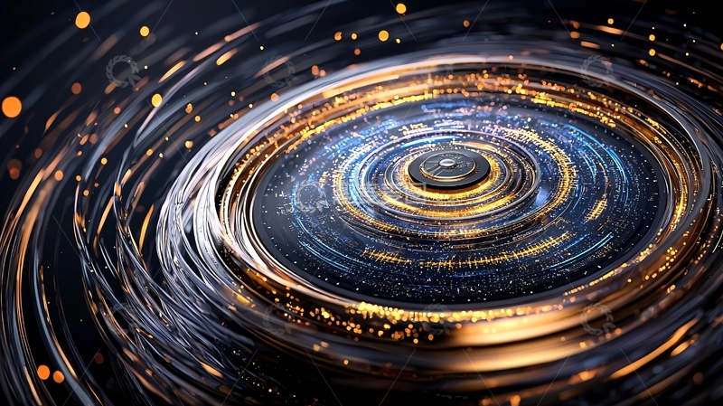 高清大图下载【趣麦麦图】漩涡状能量流动