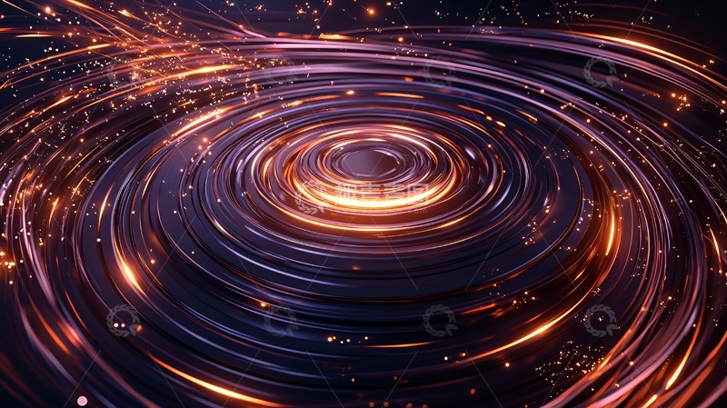 高清大图下载【趣麦麦图】旋转星云背景