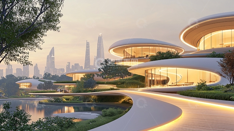 高清大图下载【趣麦麦图】未来城市景观10