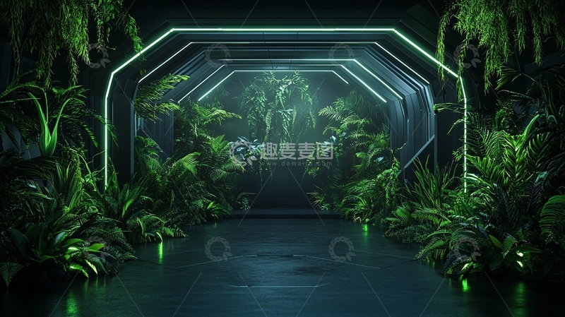 高清大图下载【趣麦麦图】丛林深处高清图片