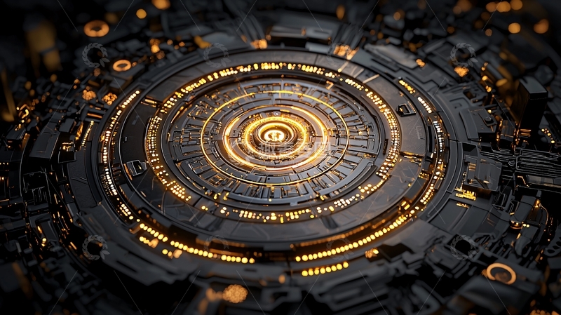 高清大图下载【趣麦麦图】未来科技圆形结构