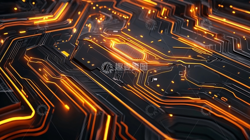 高清大图下载【趣麦麦图】科技电路板高清图片