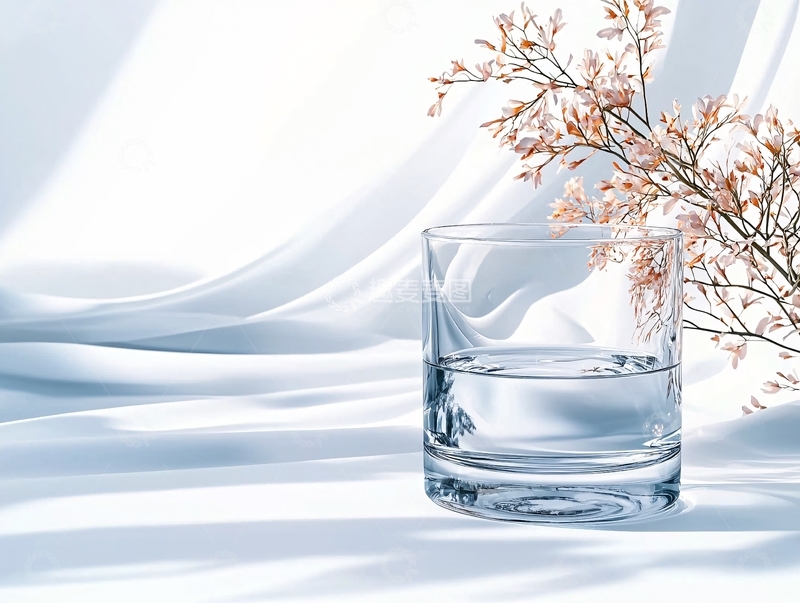 高清大图下载【趣麦麦图】一杯清水旁高清图片