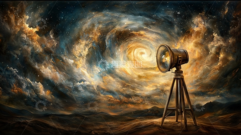 高清大图下载【趣麦麦图】天文望远镜下的宇宙星云