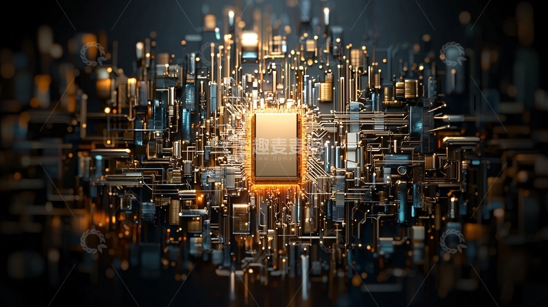 高清大图下载【趣麦麦图】中央处理器高清图片