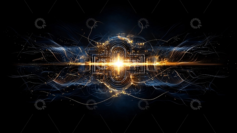 高清大图下载【趣麦麦图】光线能量爆发的图像