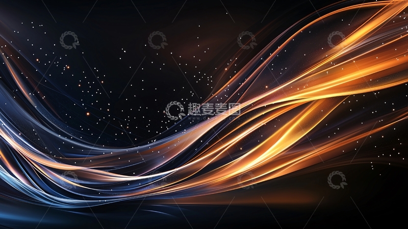 高清大图下载【趣麦麦图】流动的光线背景