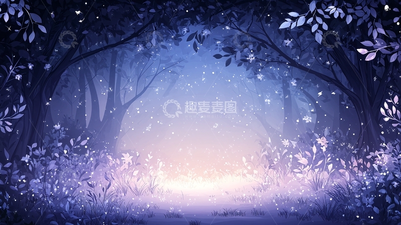 高清大图下载【趣麦麦图】神秘森林高清图片