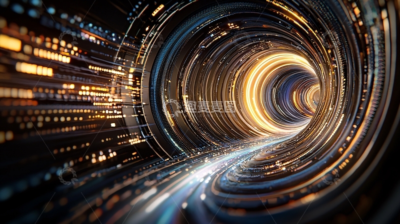 高清大图下载【趣麦麦图】数据传输隧道