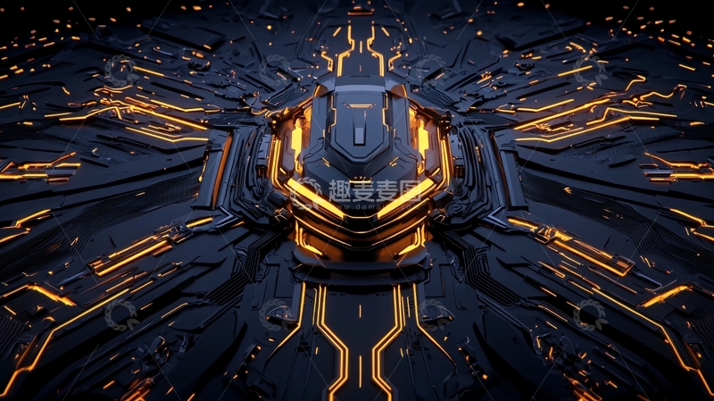 高清大图下载【趣麦麦图】未来科技感图案