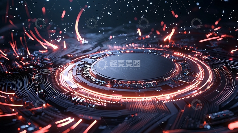 高清大图下载【趣麦麦图】科技感未来城市