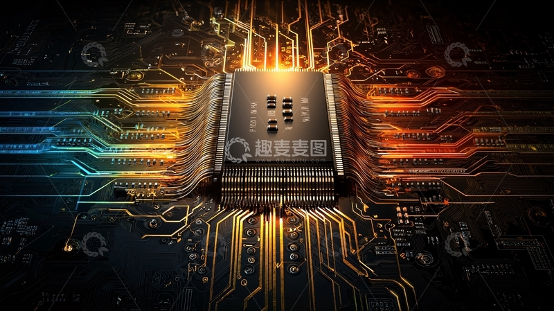 高清大图下载【趣麦麦图】中央处理器特写