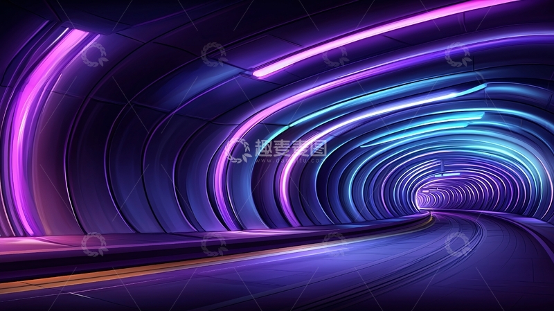 高清大图下载【趣麦麦图】光隧道高清图片