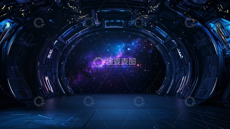 高清大图下载【趣麦麦图】科幻星际之门场景