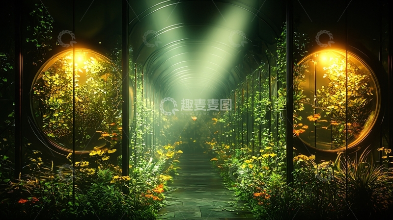 高清大图下载【趣麦麦图】神秘花园小径