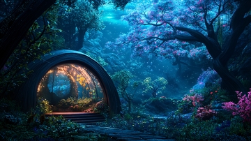 奇幻森林中的未来之眼