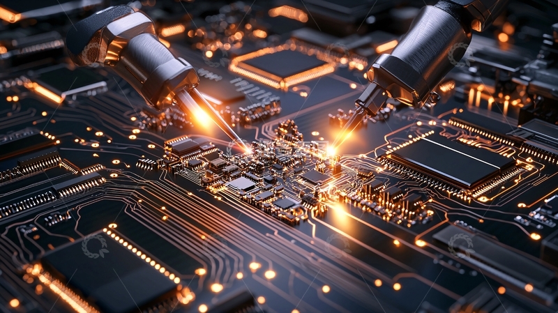 高清大图下载【趣麦麦图】电路板特写高清图片