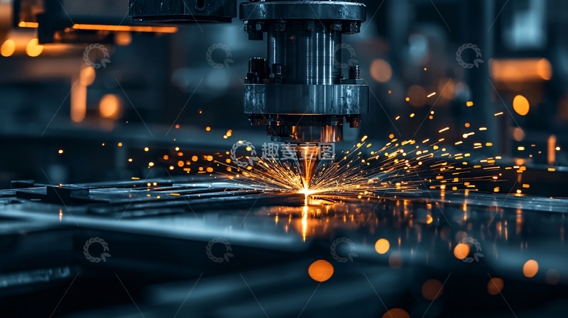 高清大图下载【趣麦麦图】激光切割金属