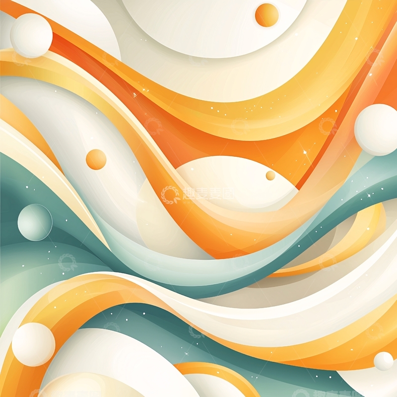 高清大图下载【趣麦麦图】抽象波浪背景20