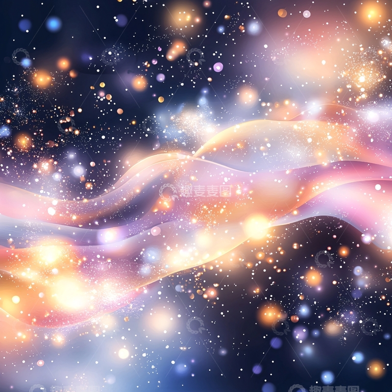 高清大图下载【趣麦麦图】绚丽星空背景