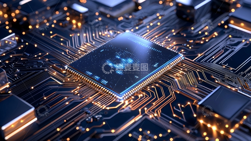高清大图下载【趣麦麦图】芯片电路板特写8