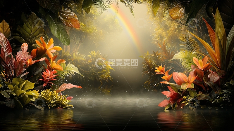 高清大图下载【趣麦麦图】热带雨林高清图片