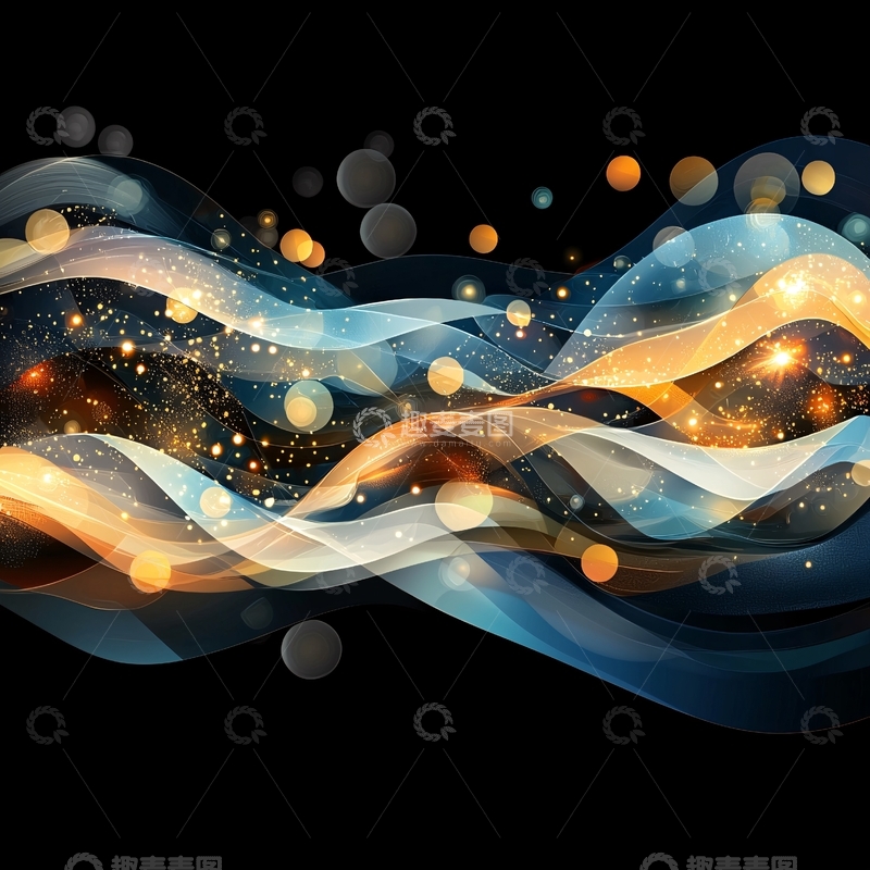 高清大图下载【趣麦麦图】光线流动抽象背景
