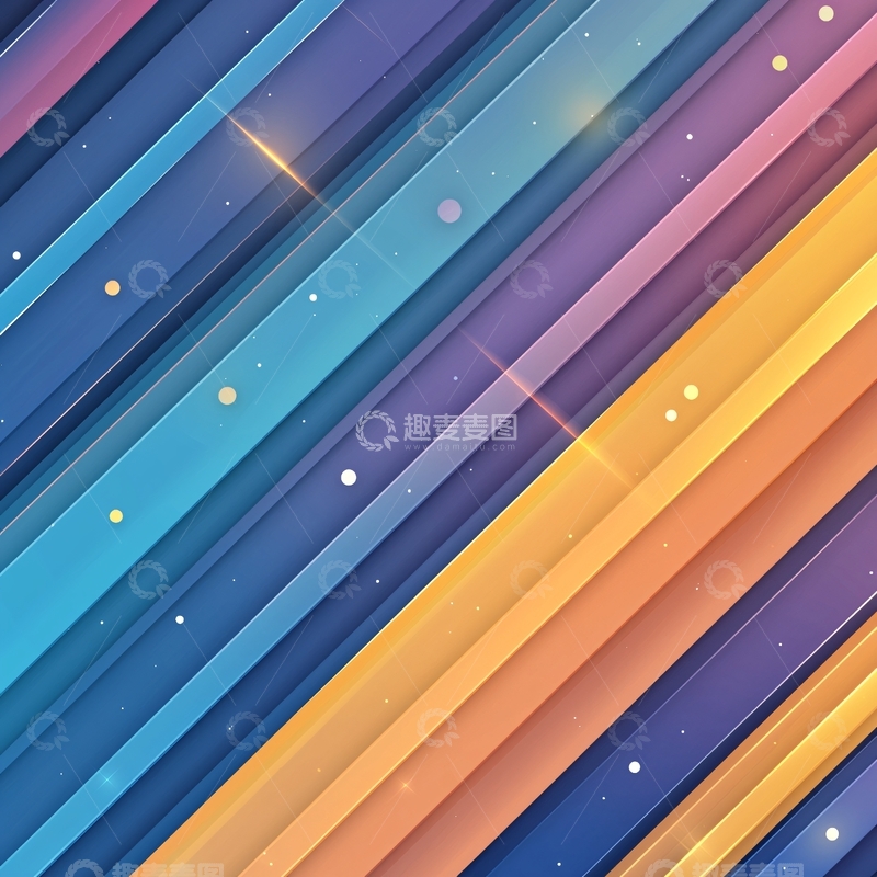 高清大图下载【趣麦麦图】渐变彩色斜条纹背景