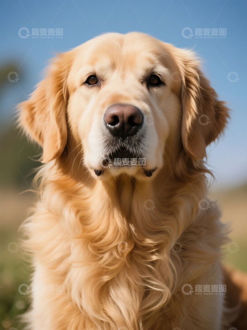 高清大图下载【趣麦麦图】金毛犬美照