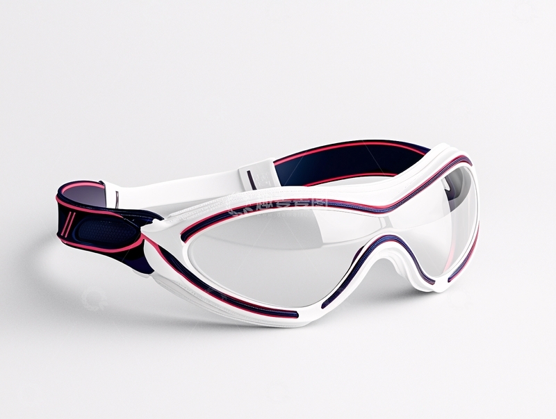 高清大图下载【趣麦麦图】白色护目镜高清图片