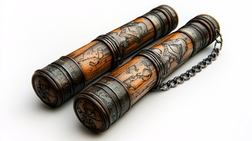 复古双筒望远镜