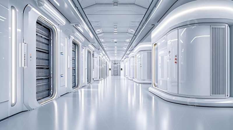 高清大图下载【趣麦麦图】未来科技感走廊