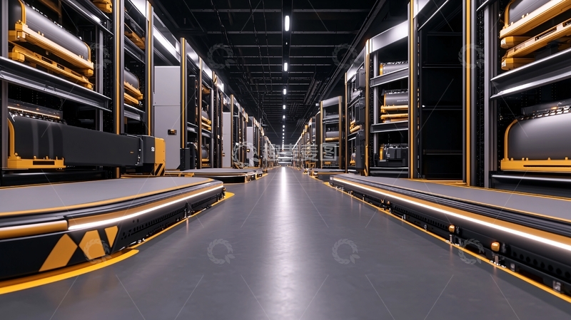 高清大图下载【趣麦麦图】未来仓库内部景象