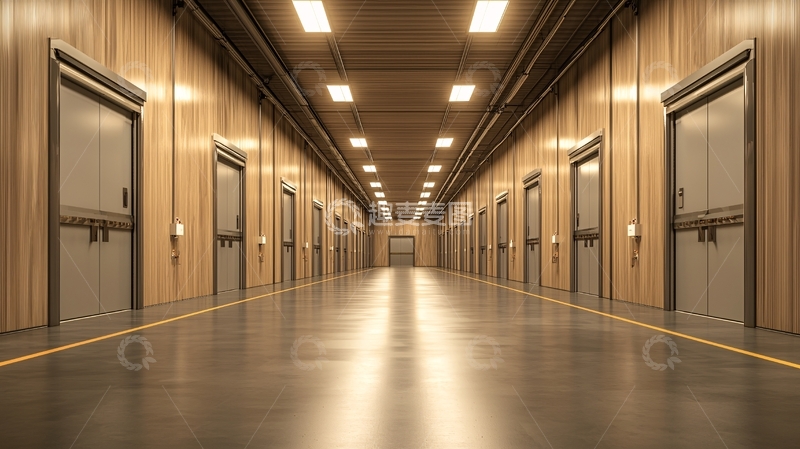 高清大图下载【趣麦麦图】狭长走廊尽头视角