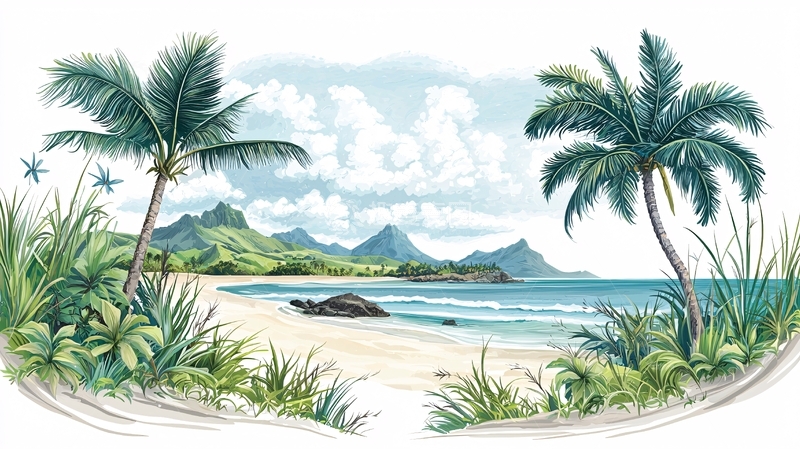 高清大图下载【趣麦麦图】热带海滩风光