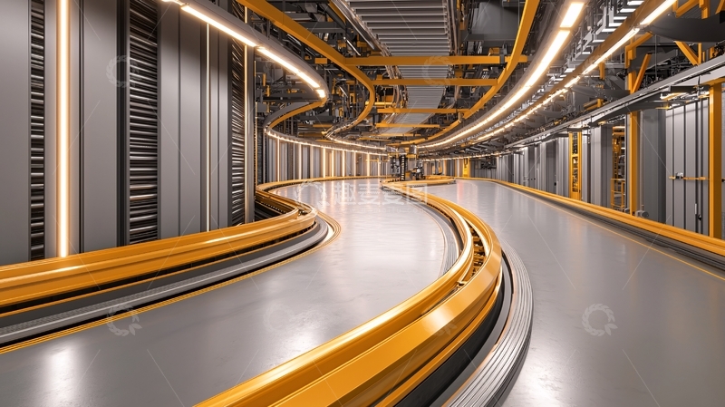 高清大图下载【趣麦麦图】未来感轨道高清图片