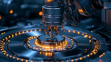 精密机械设备特写