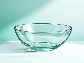 透明玻璃碗高清图片