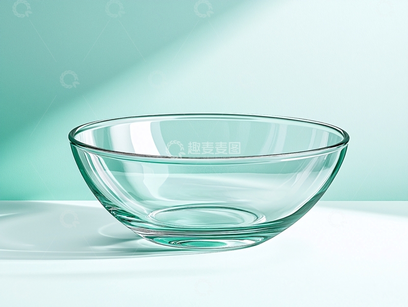 高清大图下载【趣麦麦图】-透明玻璃碗高清图片