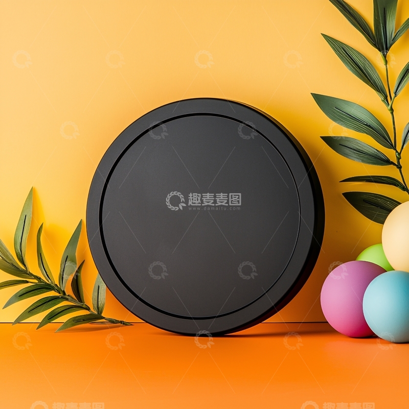 高清大图下载【趣麦麦图】黑色圆形物体