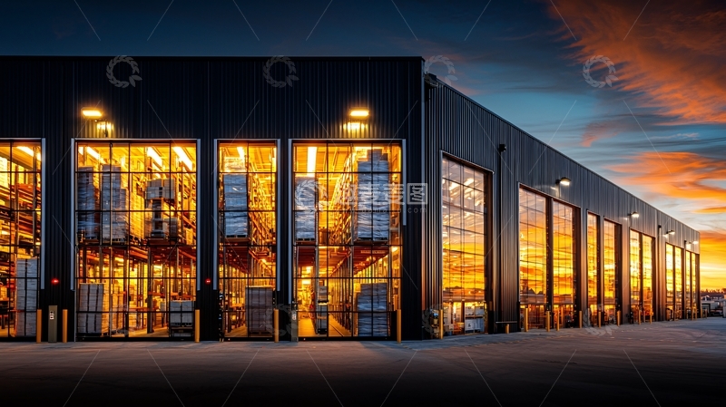 高清大图下载【趣麦麦图】现代工业建筑外观