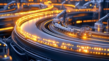 科技感未来城市道路